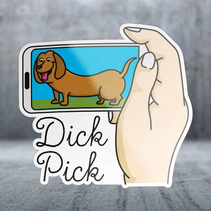 Image de teckel - Autocollant pour la vente par Two Feet Treats