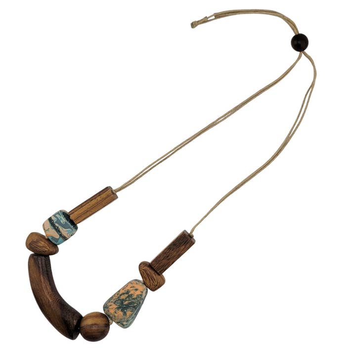 Desert Apricot Exclamation Necklace for wholesale by This Side Up Designs