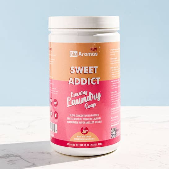 Sapone da Bucato Sweet Addict per la vendita all'ingrosso da parte di NuAromas | Home Fragrance