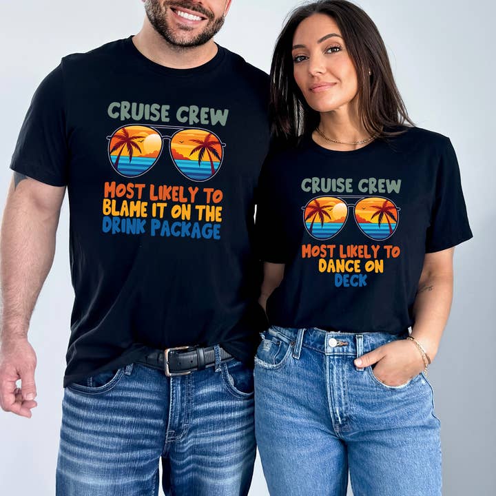 Most Likely To Matching Cruise Shirts, Cruise Squad 2024 for wholesale by Tee Story