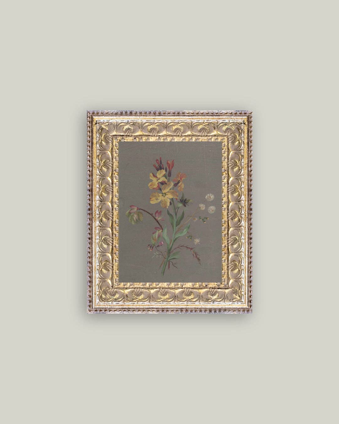 Petal Lane Home - Wholesale Wall art set - French Wildflowers Framed Antique Art0