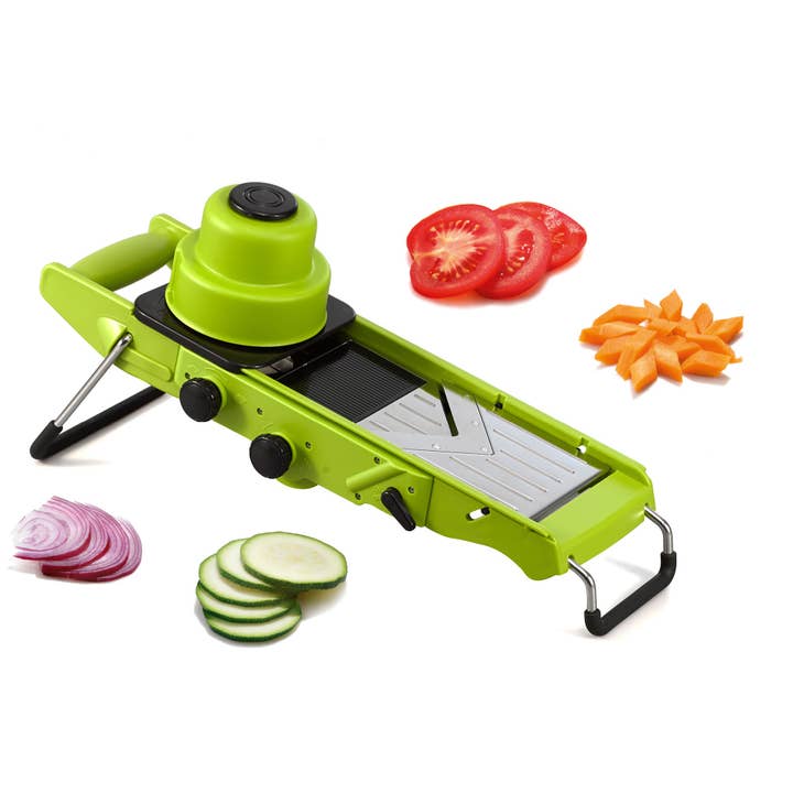 Profi Mandoline "All In One" Grün für den Großhandel von Karl Weis