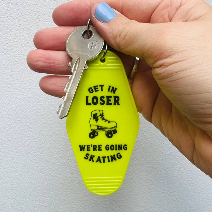 Create & Skate Factory – wholesale Nyckelring - Unisex – Låt oss åka skridskor Retro Motel Nyckelring