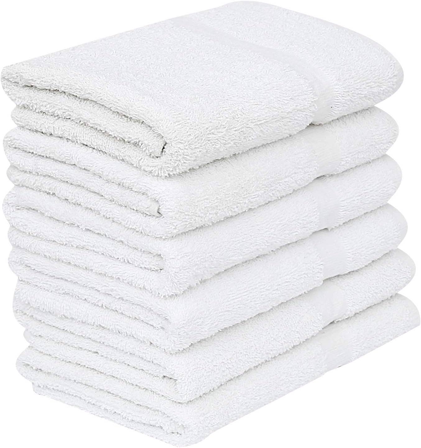 Cottonpassion_US - Wholesale Towel Set - Cotton Bath Towel 12 Pack 430GSM Salon Hand Towel Soft White4