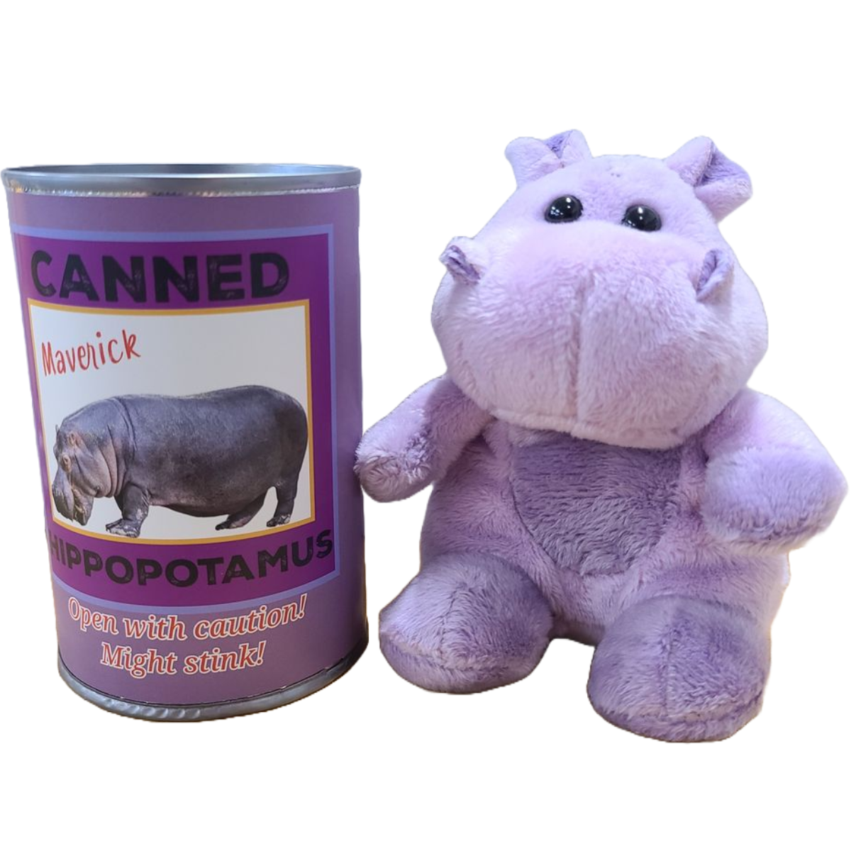 Canned Gifts - Vendita all'ingrosso Peluche - Bambini e neonati - Ippopotamo in scatola | Peluche di peluche con scherzi divertenti | Regalo3