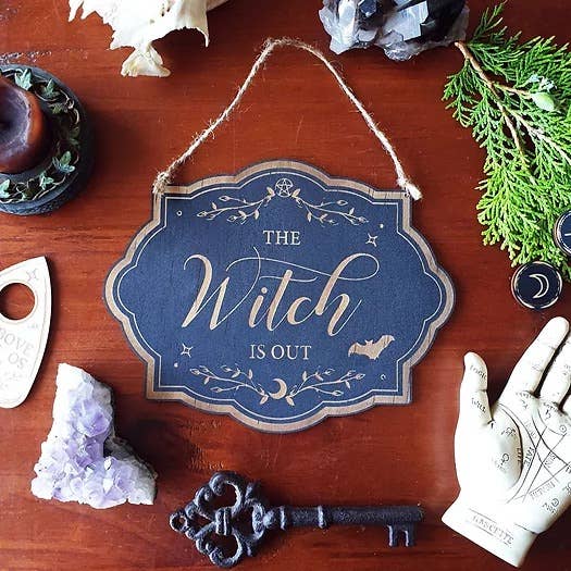 Yiska Designs - Wholesale Sign - The Witch Is In Sign Wood Sign6