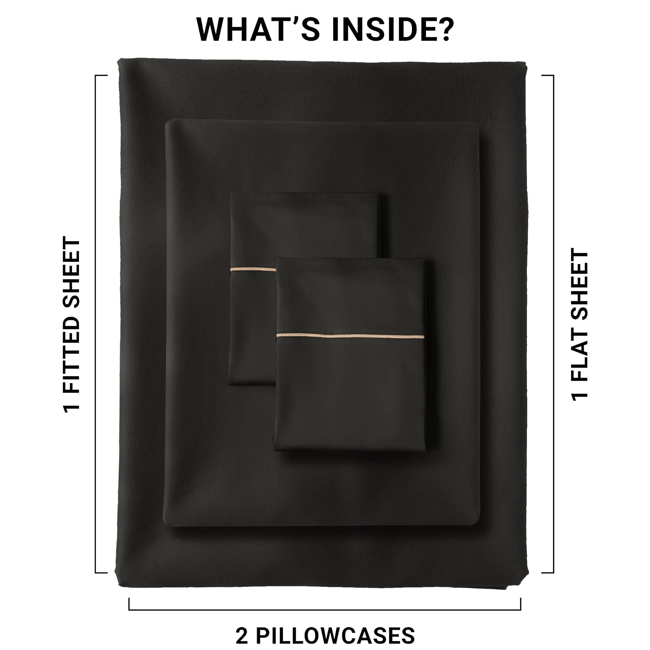 Cottonpassion_US – Conjunto de lençóis por atacado – Jogo de lençol em algodão cetim 400 fios com bordado - 4 peças50