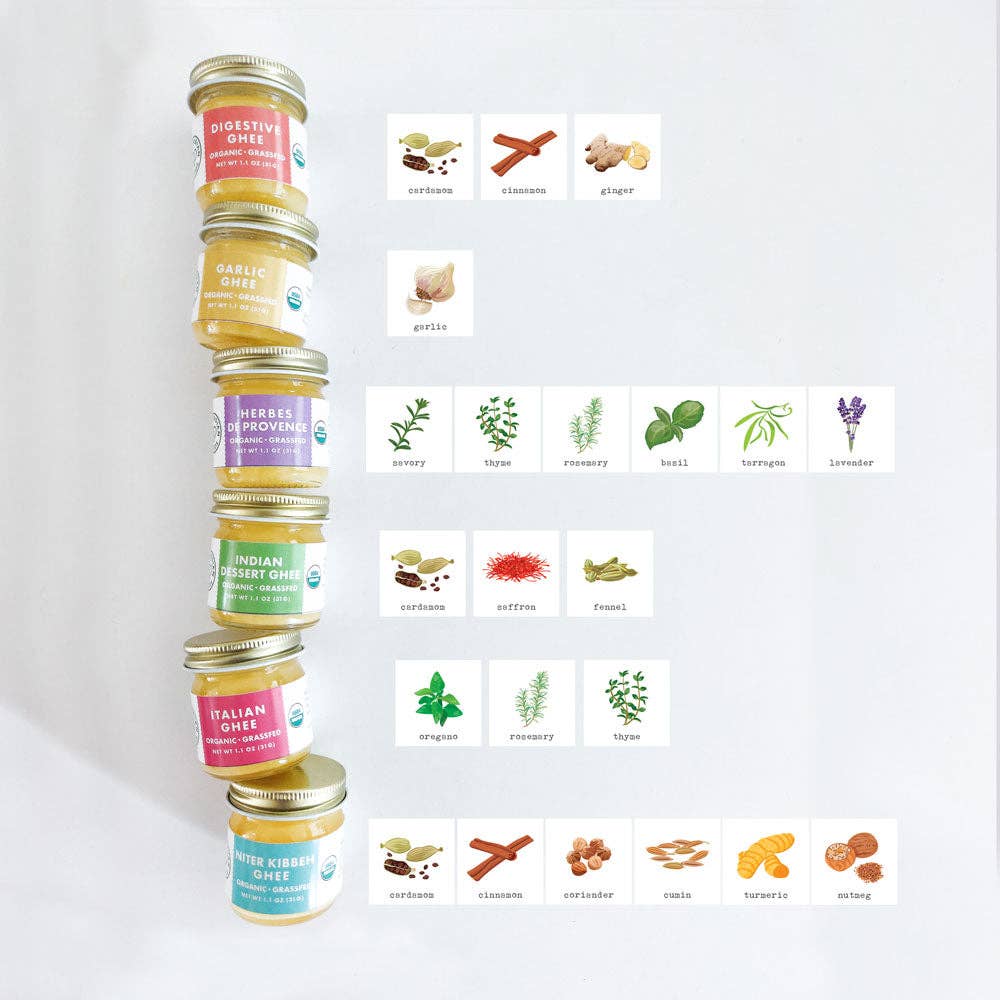 Pure Indian Foods - Wholesale Cooking Oil - Spiced Ghee Assorted Sampler Pack, Grassfed & Organic3