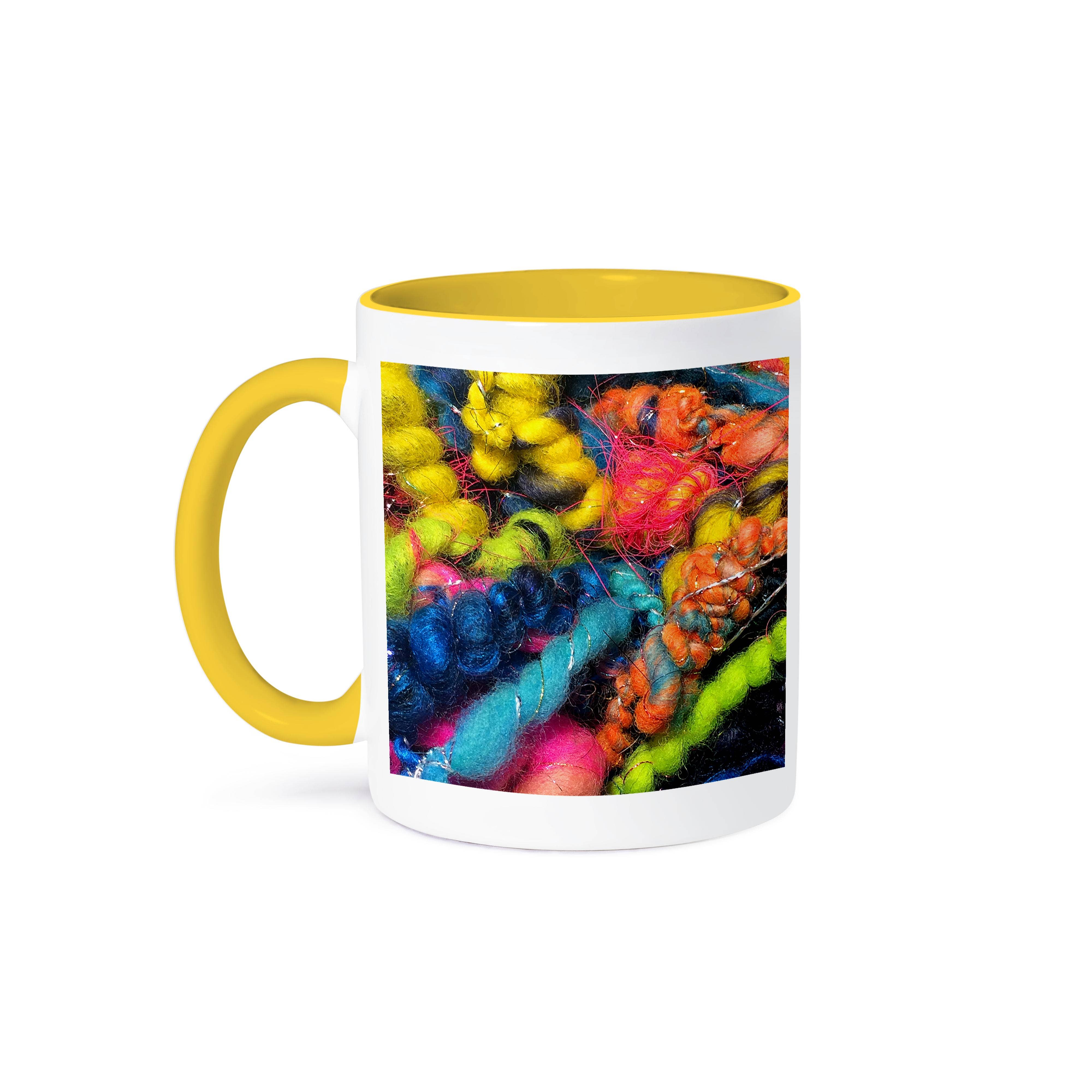 3dRose - Wholesale Coffee Mug - 3dRose, Neon Sparkle Super Bulky Yarn, Mug0