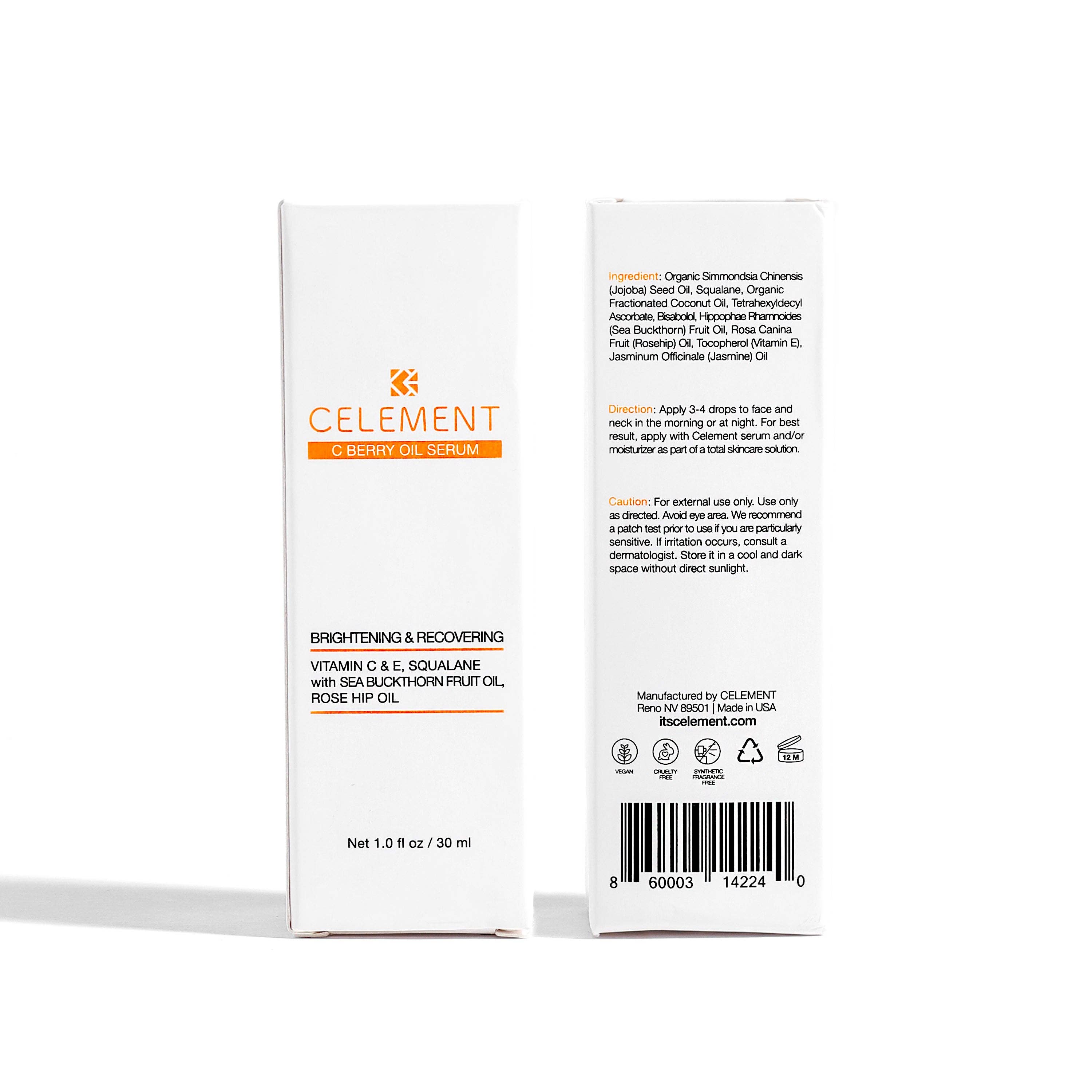 CELEMENT /IN YOUR GLOW - Venta al por mayor Sérum facial - Aceite Iluminador de Vitamina C y Bayas para Piel Seca y Sensible4