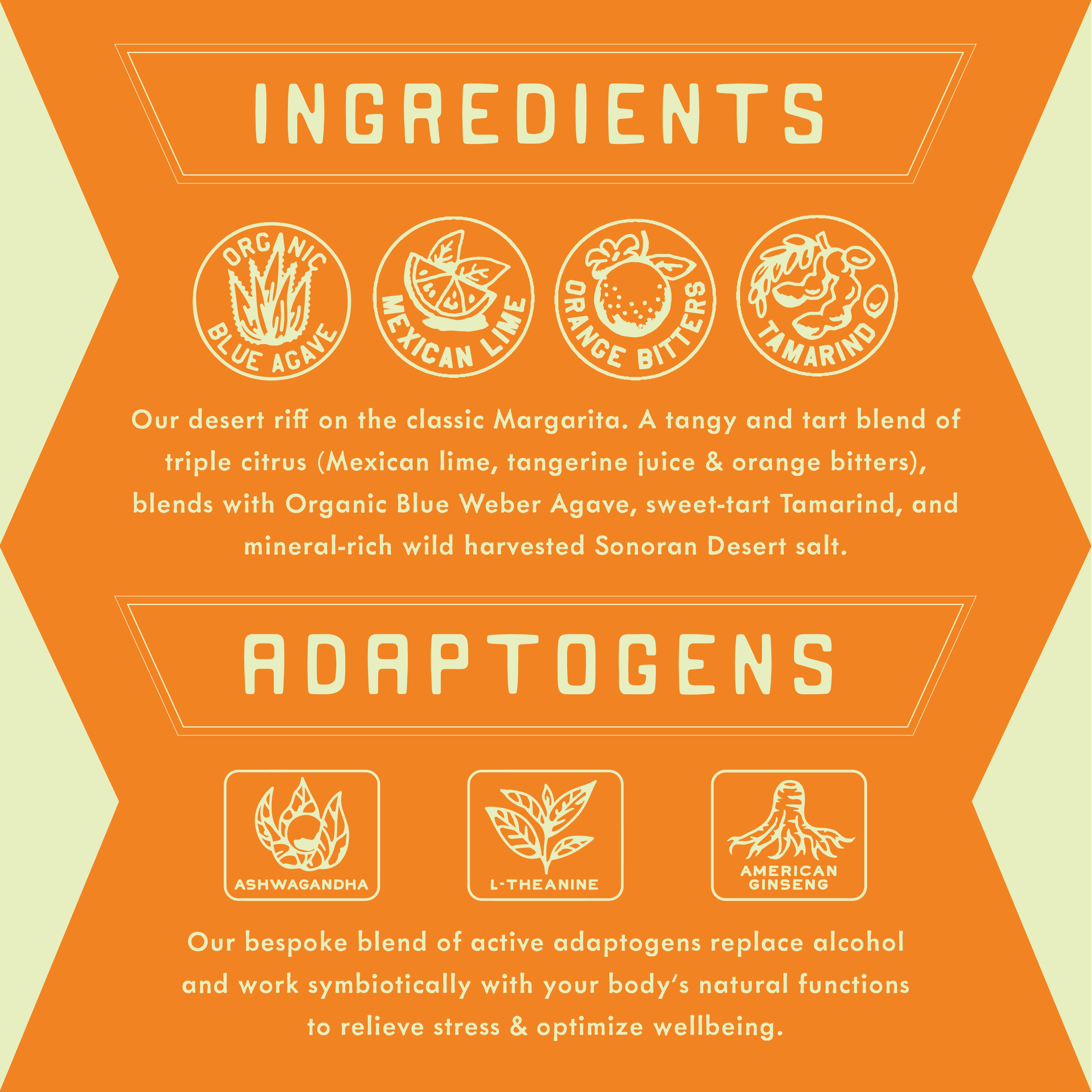 Parch Spirits Co. - Vente Apéritifs sans alcool/mocktails - Cocktail d'agave sans alcool PARCH Desert Margarita (24 canettes)2