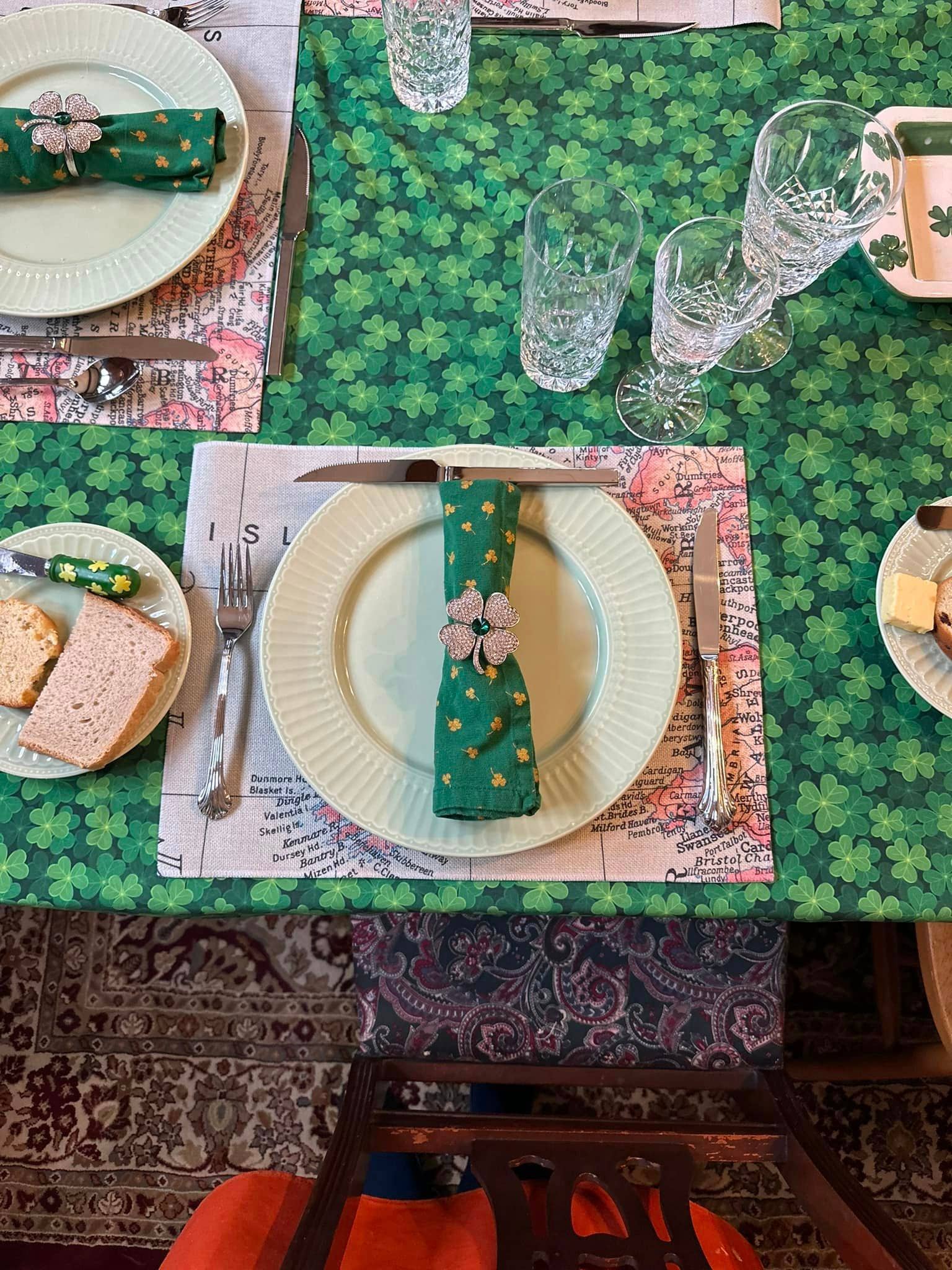 Daisy Mae Designs - Wholesale Placemat - Custom Map Placemat Set Tabletop Linens Set of 4 Personalized3