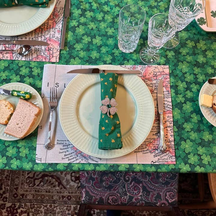 Daisy Mae Designs - Wholesale Placemat - Custom Map Placemat Set Tabletop Linens Set of 4 Personalized3