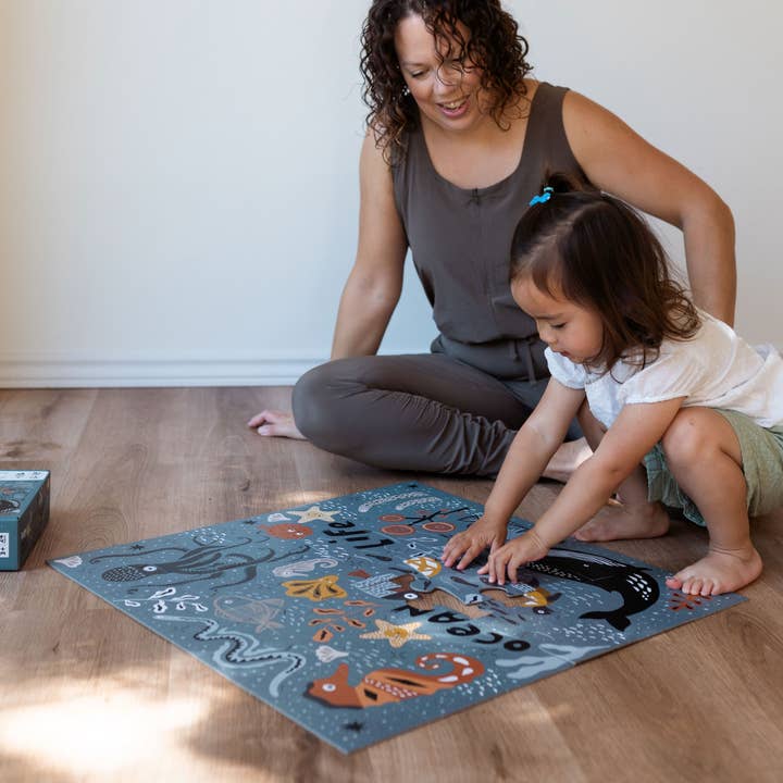Wee Gallery – Großhandel Puzzle – Kinder – Meeresleben-Boden-Puzzle