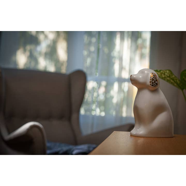 Pulvis Art Urns - Wholesale Pet Urn/Keepsake Box - "Cuddle" Pet Urn for Dog - Pink | Ceramic 5