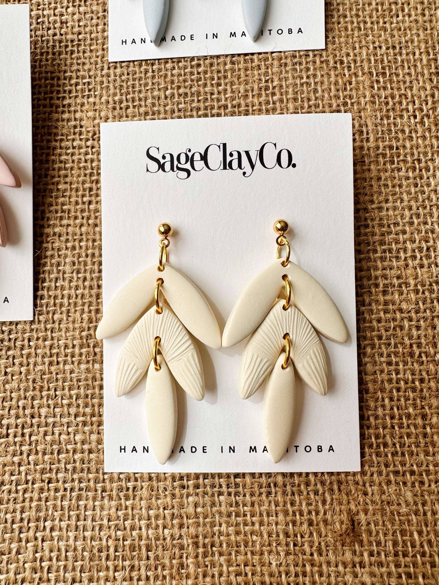 SageClayCo - Wholesale Dangle Earrings - Dahlia | In Bloom Collection1