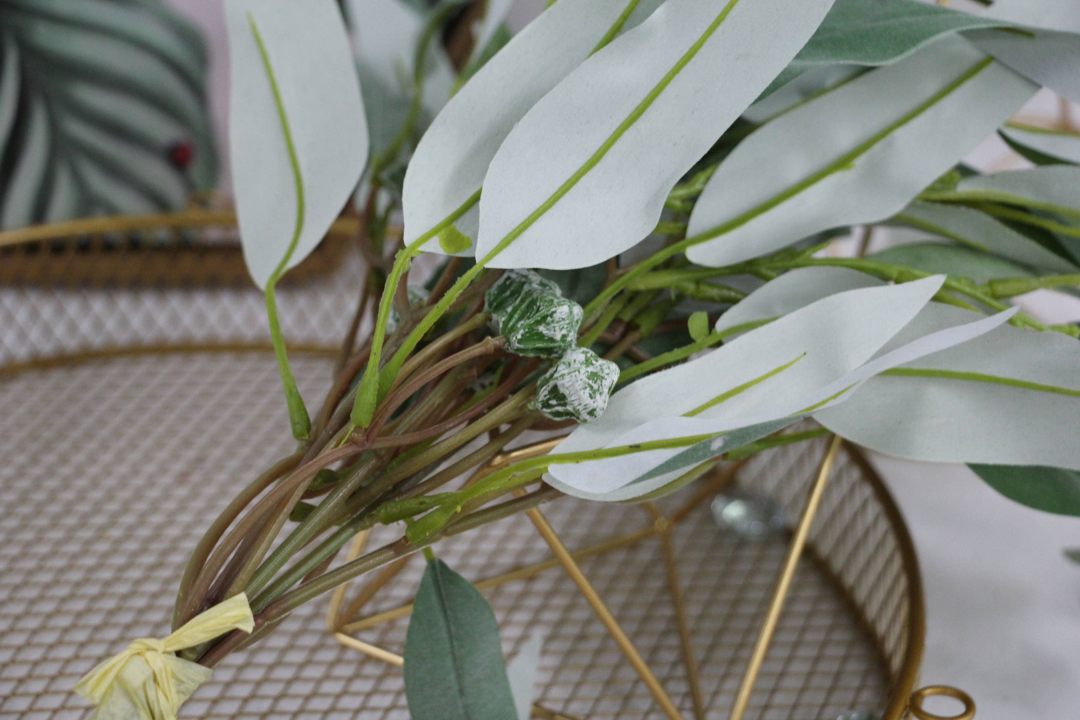 Angel Isabella - Wholesale Artificial plant - Pack of 5-Seeded willow leaf spray bundle grey green4