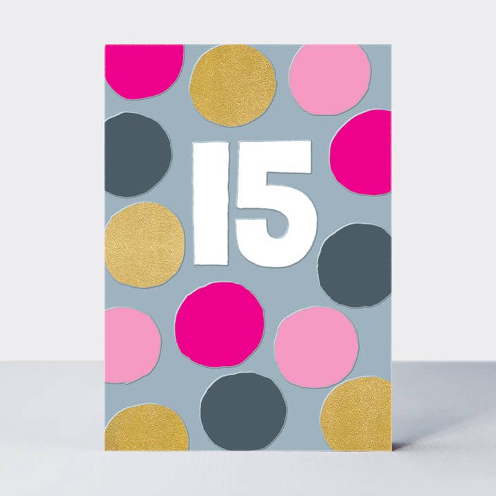 Jazz - Age 15 Girl Birthday Card for wholesale by Rachel Ellen Designs