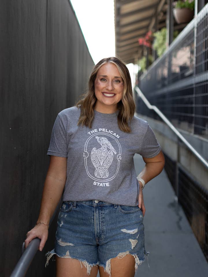 A arte da Linha do Estado do Pelicano por atacado de Sweet Baton Rouge