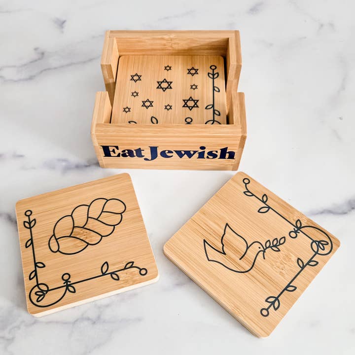 Salt Sparkle Shalom - Wholesale Gift bag set/pack - Eat Jewish for Eight Nights – Melinda Strauss × Salt Sparkle Shalom Chanukah Gift Set11