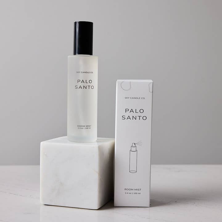 Palo Santo Room Mist for wholesale by Sky Candle Co.
