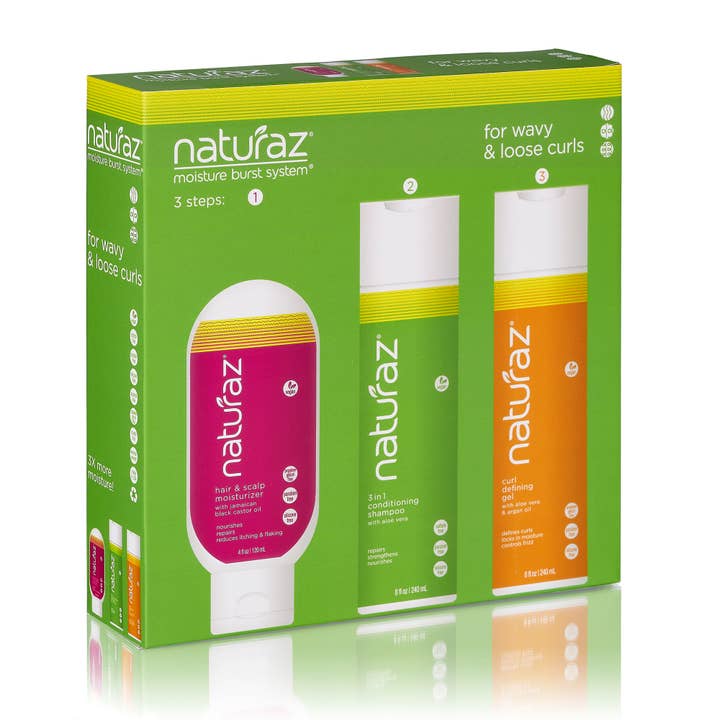 Naturaz Moisture Burst System for Wavy & Loose Curls for wholesale by Naturaz