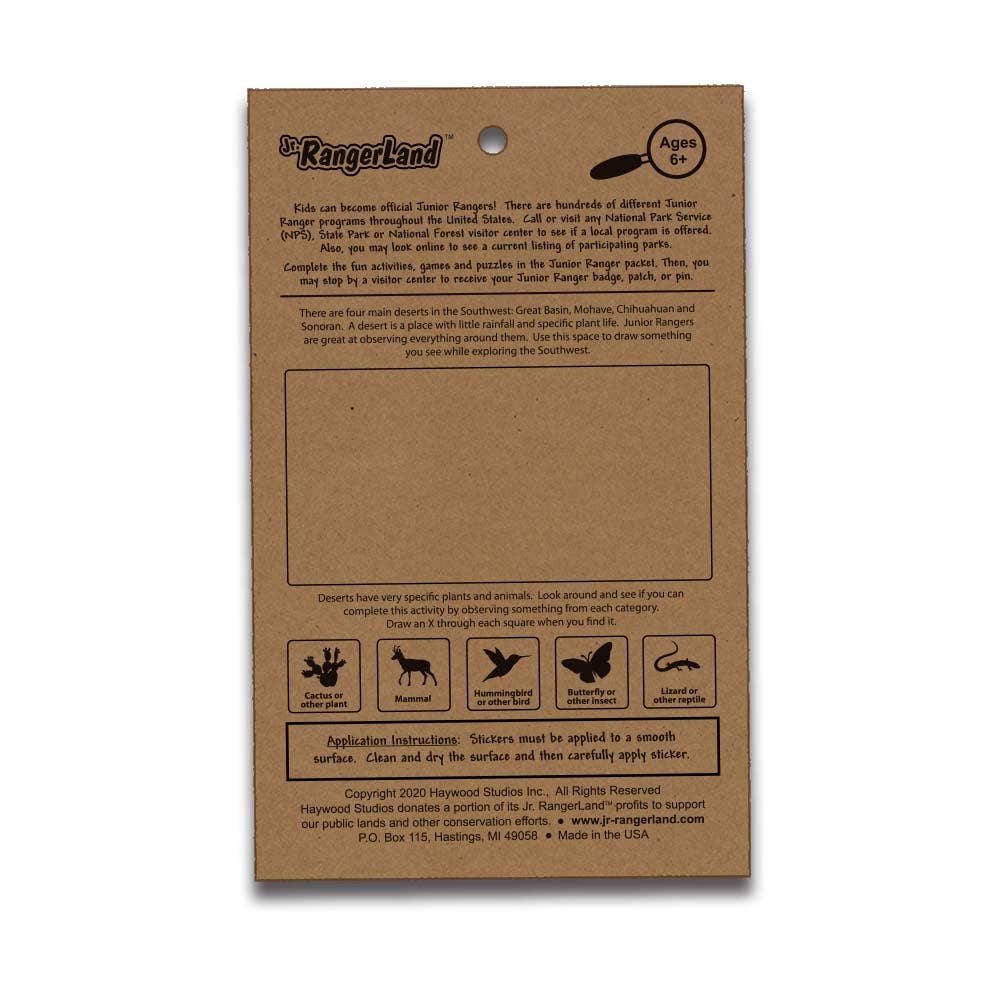 Jr. RangerLand - Wholesale Sticker - Kids & Baby - Jr. Ranger Southwest Stickers3