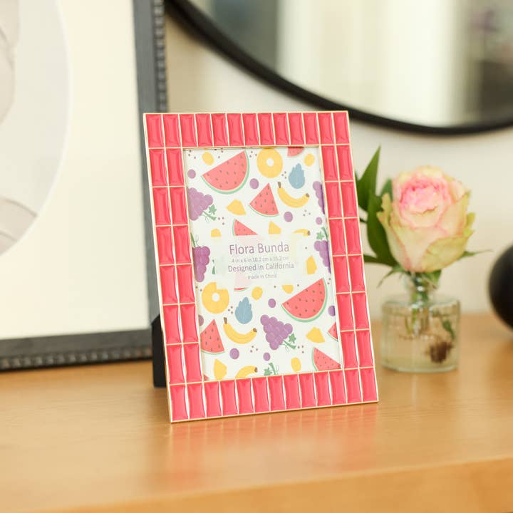 Flora Bunda Inc - Wholesale Picture frame - 4x6 Double Brick Wall Zinc Alloy Picutre Frame5