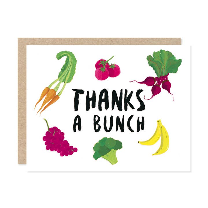 Charming Studio - Wholesale Thank You Card - Thanks a Bunch