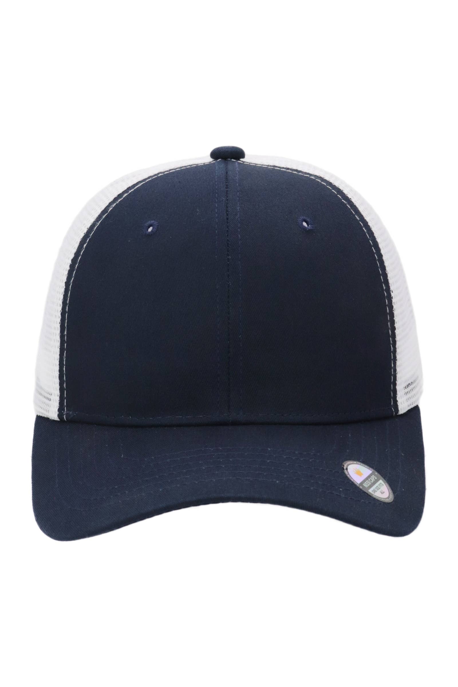 Cap Zone – Großhandel Trucker-Cap – Unisex – Zweifarbige Nylon-Polyester-Strukturierte Sechs-Panel-Trucker-Kappe13