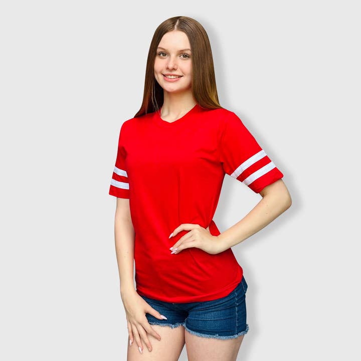 2 Stripes Jersey T-Shirt and other Purchase Wholesale plain baseball jerseys. Free Returns & Net 60 Terms on Faire trending on Faire.