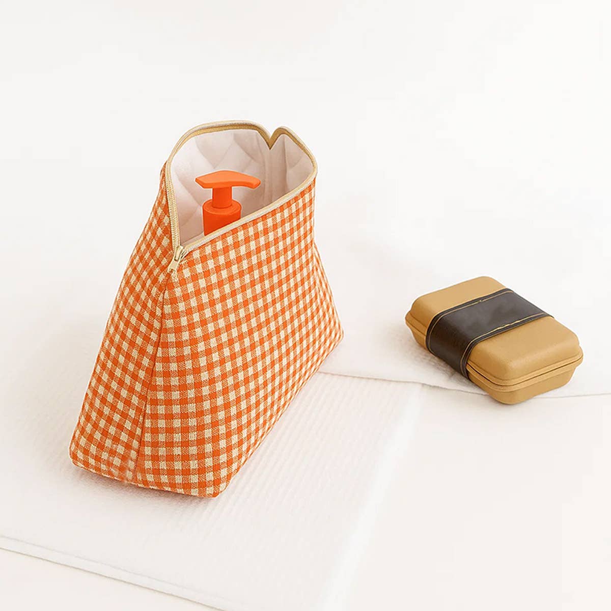 PAPATE – wholesale Necessär - Dam – Ekologisk bomull Toalettväska - Vichy5