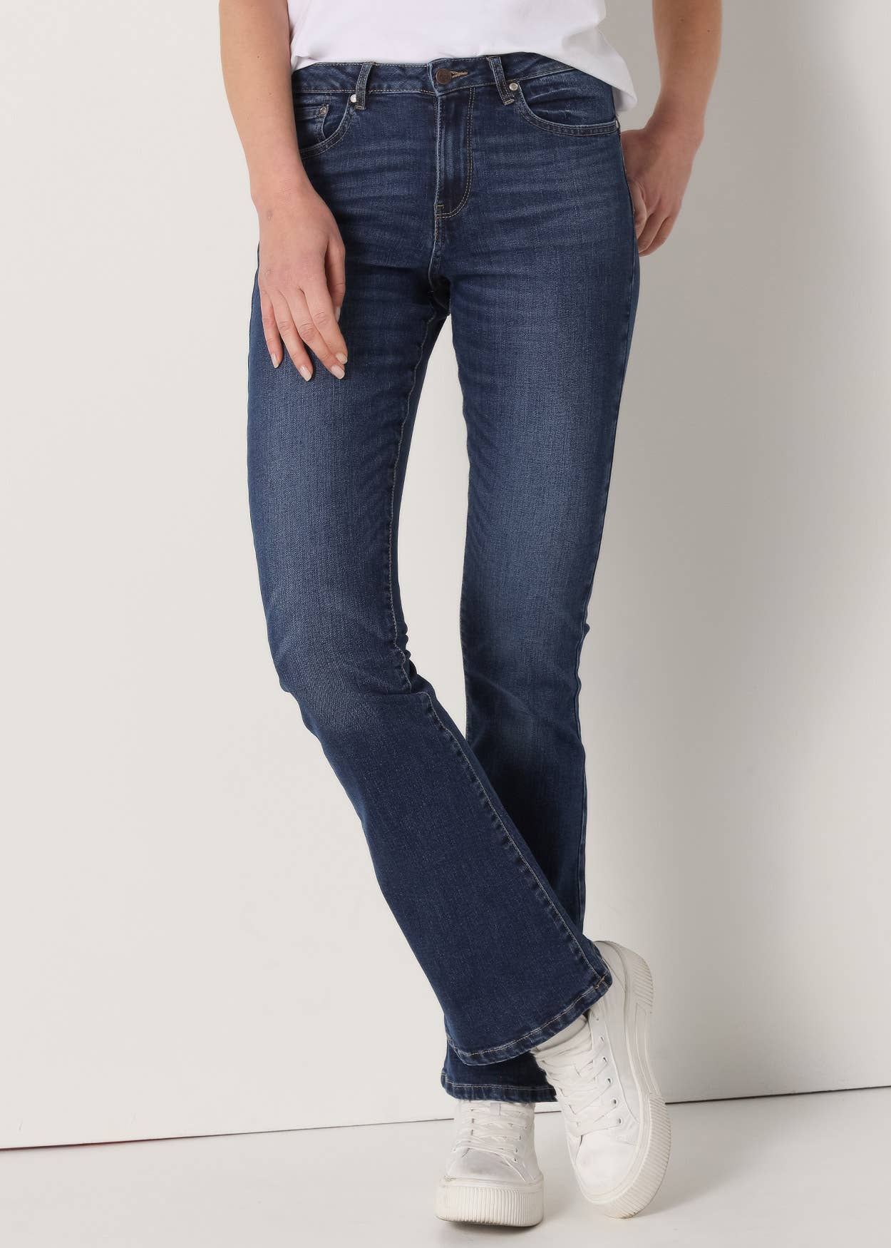 Bleu LOIS JEANS - Jean évasé taille moyenne en vente sur Faire