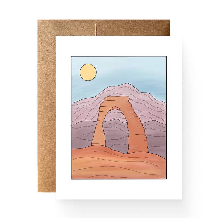 Carta Arco Delicato Utah per la vendita all'ingrosso da parte di Catamount Card Company