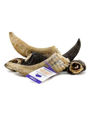 Icelandic+ - Wholesale Pet Treats - Dog - Icelandic+ Small Lamb Horn with Marrow Dog Treat1