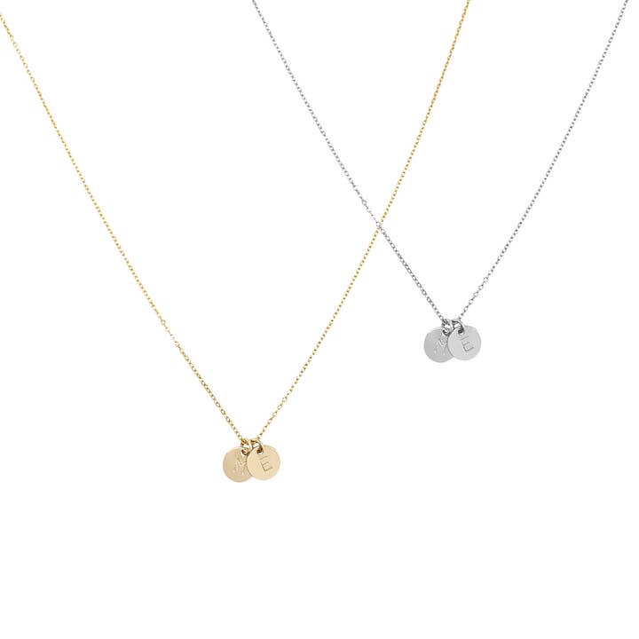 Tina Mini Disc Necklace for wholesale by Misuzi