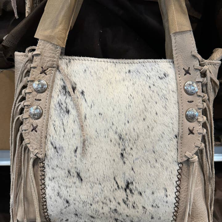 Broads Market - Wholesale Crossbody Bag - Women's - Fringe Studded Handbag Purse BA2069