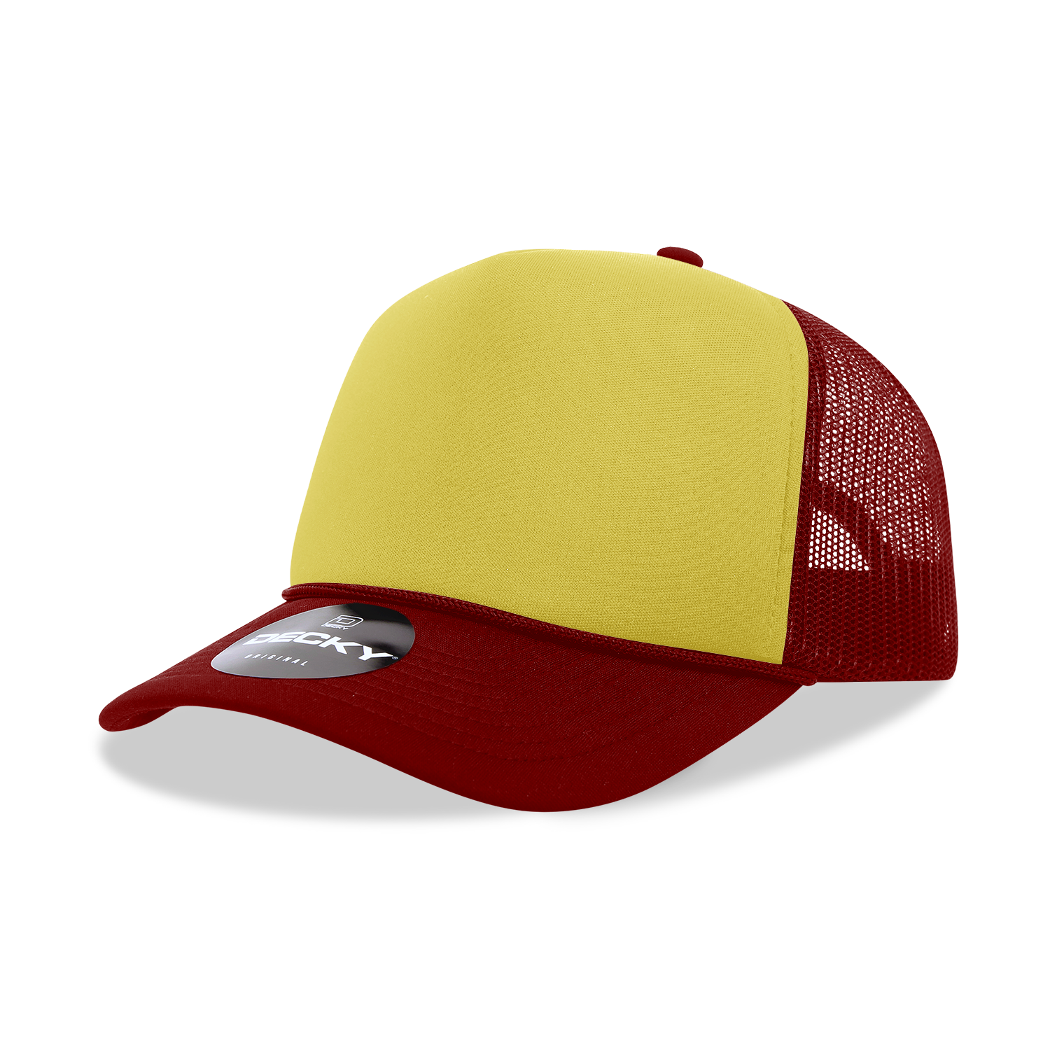 The Park Wholesale - Wholesale Trucker Hat - Unisex - Decky 6025 - Mid Profile, 5 Panel Foam Trucker Hat - 602526