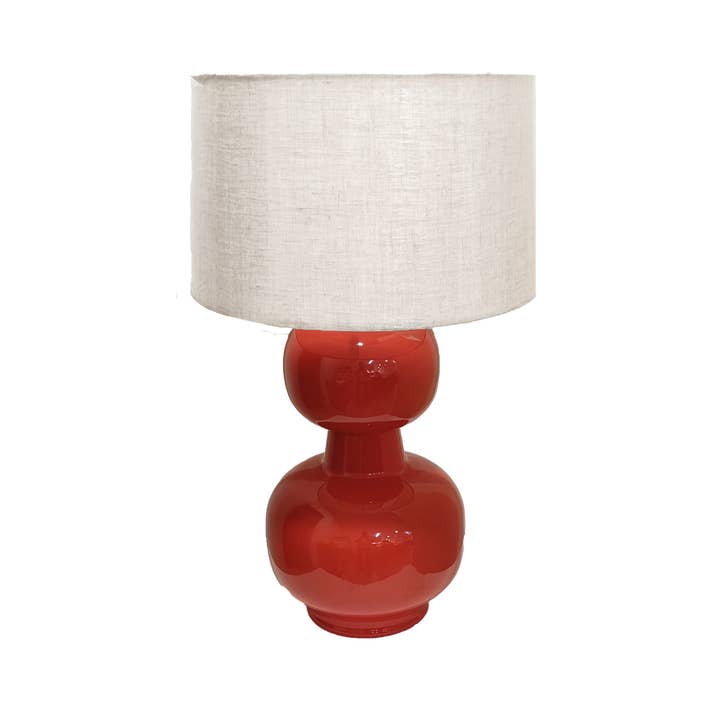 Laki red lamp D40 H65cm for wholesale by Opjet Paris