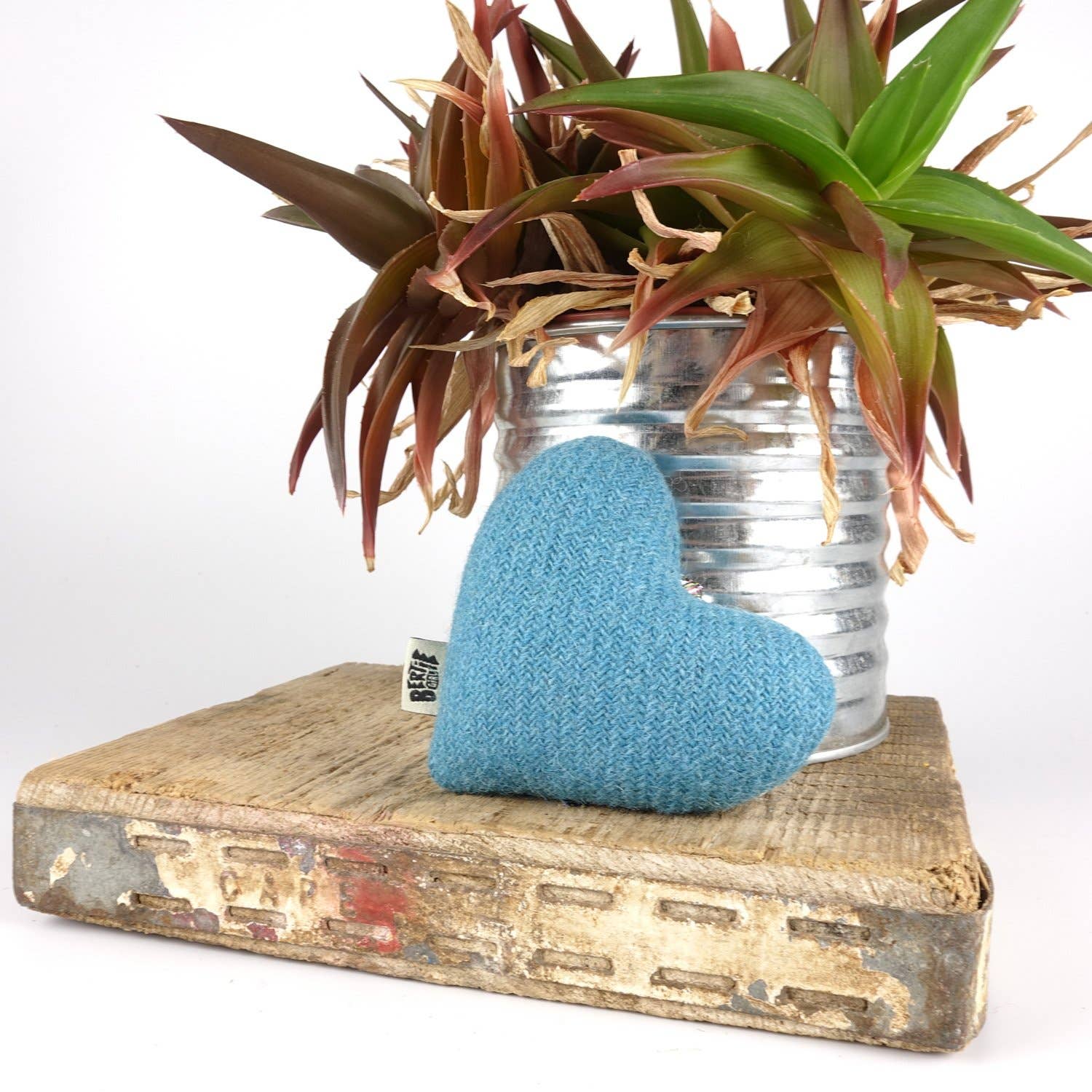 Bertie Girl - Vendita all'ingrosso Decorazione - Cuore Muckle - Azzurro1