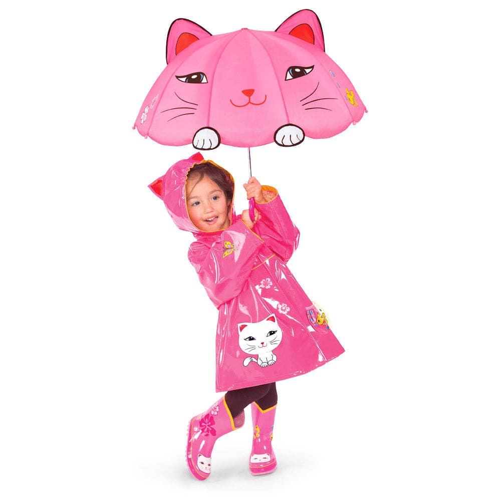Kidorable – Großhandel Regenmantel – Kinder – Kidorable Regenjacke Lucky Cat mit Kidorable geschnitztem Kleiderbügel7