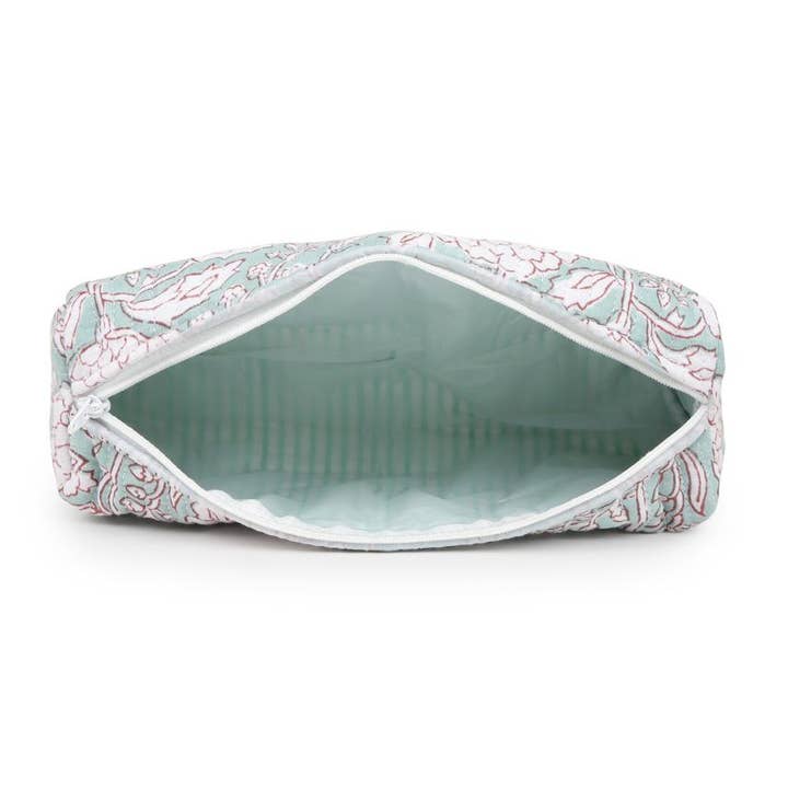 Hi Handmade - Wholesale Pencil Case/Pouch - Quilted Pencil Case - Aqua Blue