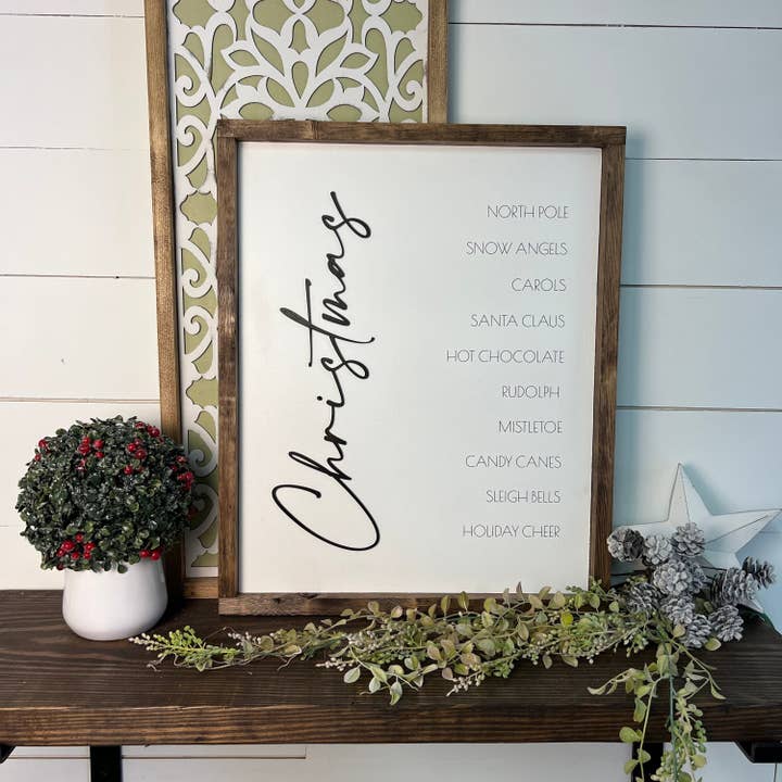 This Phrase of Life - Wholesale Christmas Wall Art - The best of Christmas wood sign, mantle decor