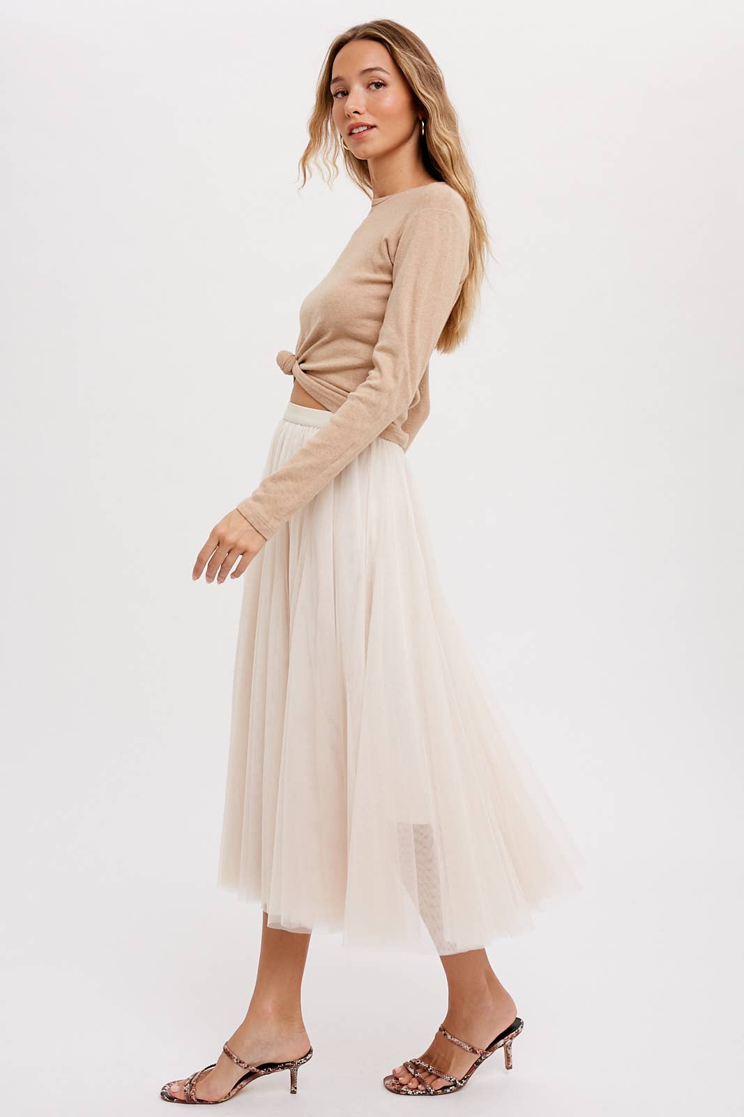 Bluivy - Wholesale Skirt - Women's - TULLE MIDI SKIRT61