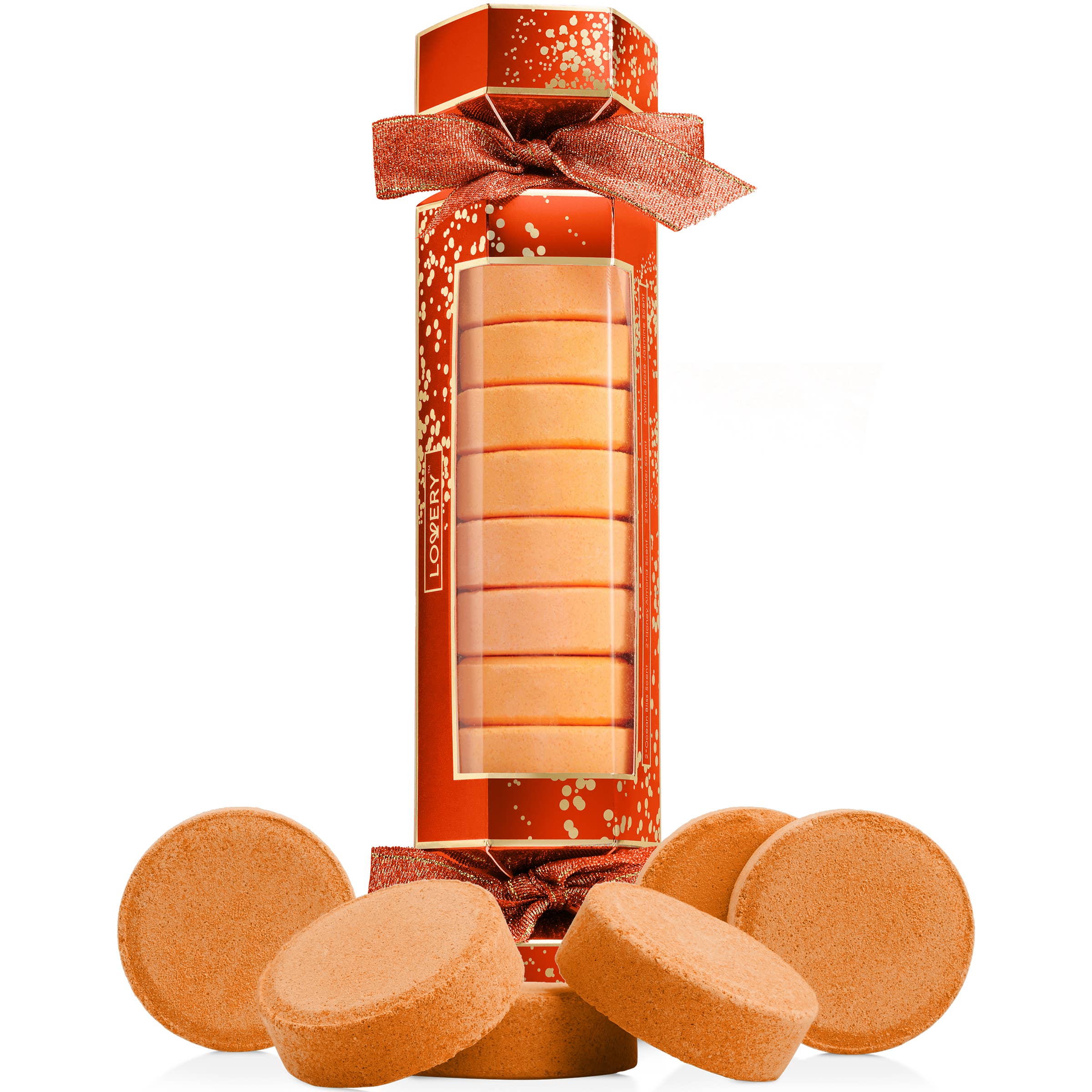 Lovery – wholesale Shower steamer/bomb – Shower Steamers in Orange, Watermelon, Mango & Grapefruit2