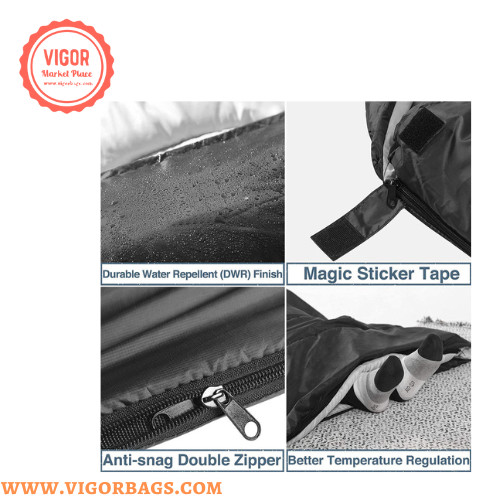 Mix Match Colors Sleeping Bags for Adults Teens Kids with Compression Sack Portable and Lightweight - MOQ 10 Pcs for wholesale on Faire8