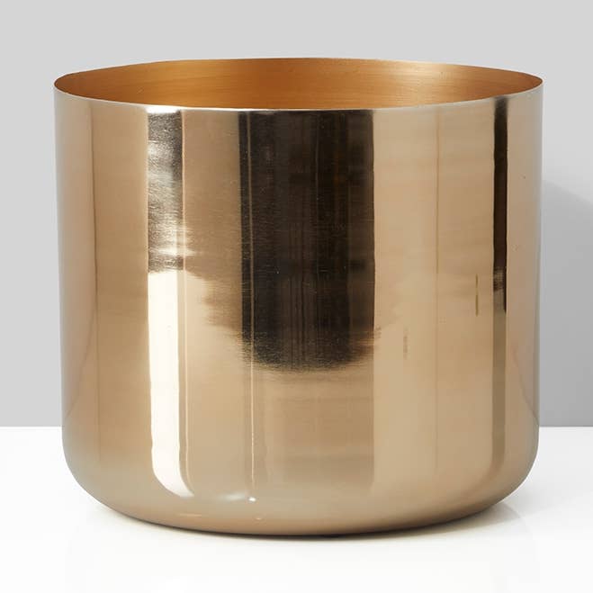 Jamali Garden - Vente Pot - Jardinière dorée de 9 x 8 po0