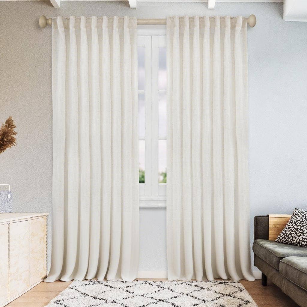 Awesome Home – Engroshandel Gardin – Gardiner i linnedblanding med let filtrering (2 paneler)5