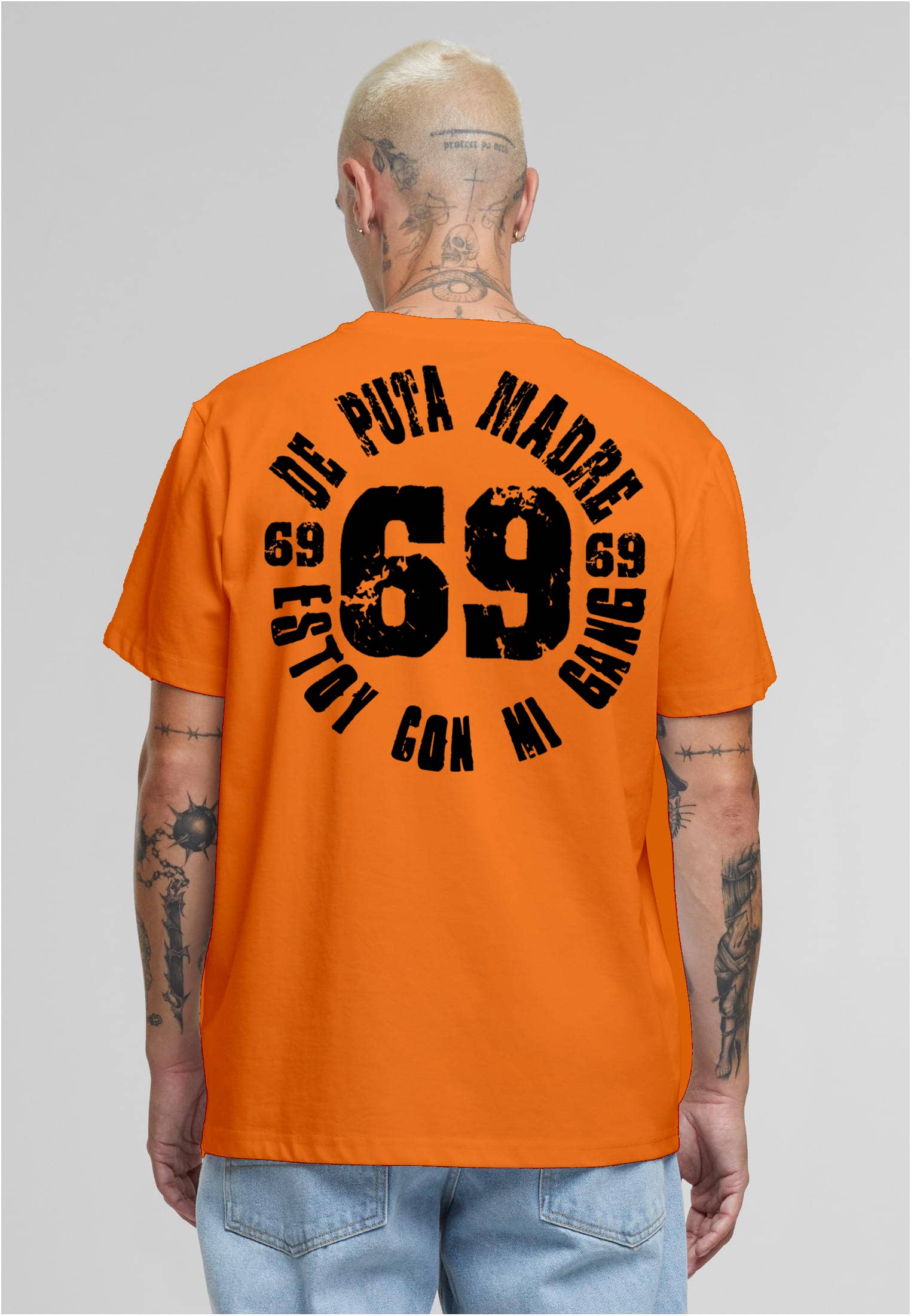 De Puta Madre 69 – wholesale T-shirt (graphic) – men's – DE PUTA MADRE 69 Crew Neck T-Shirt I'M WITH MY GANG2