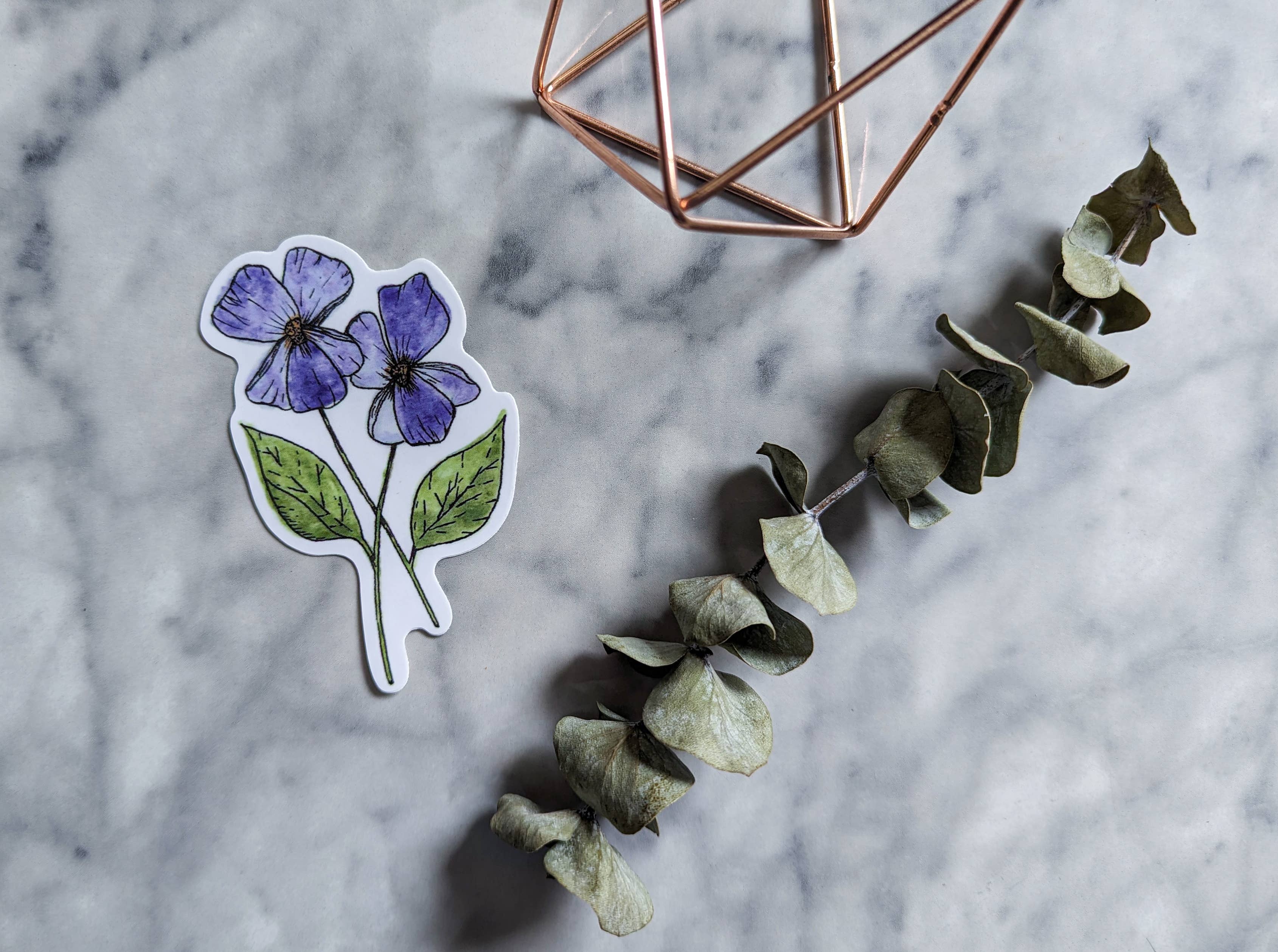 Kallos Ink - Wholesale Sticker - Violet Sticker1